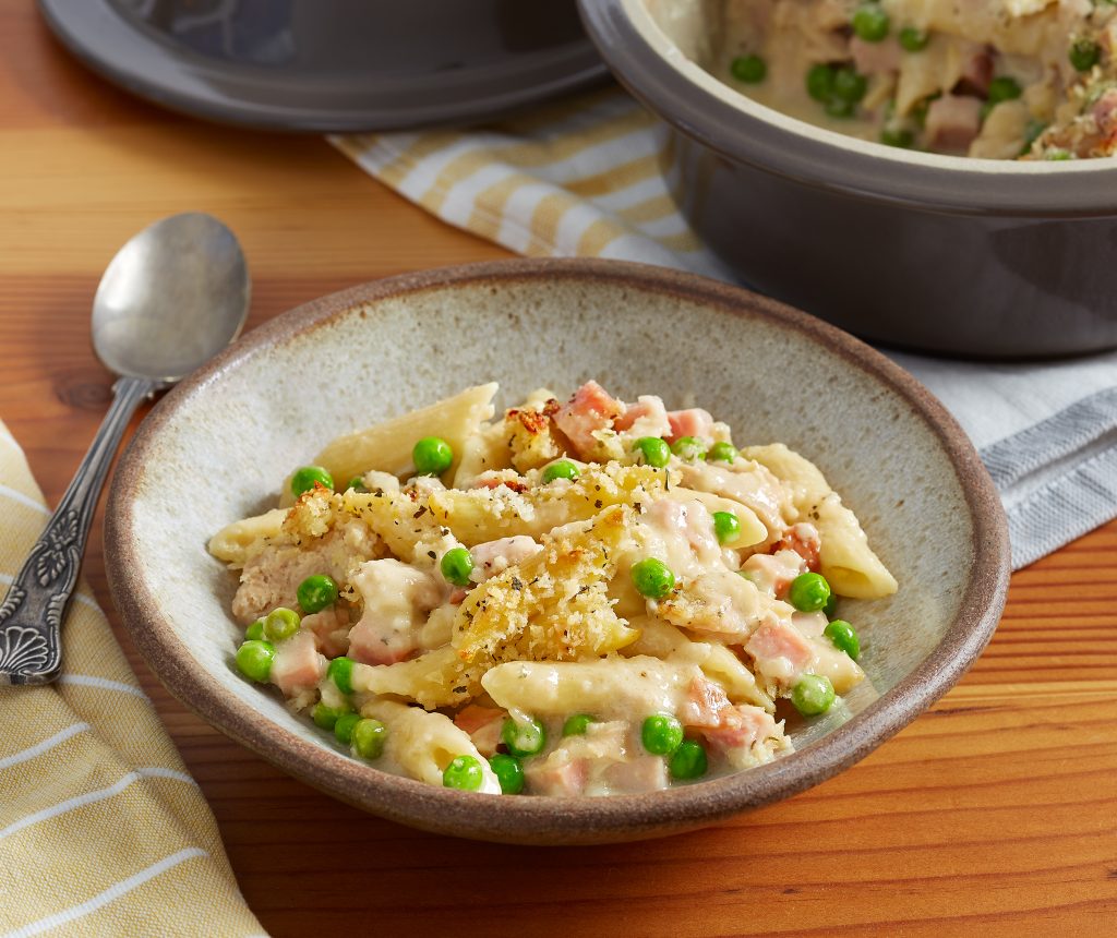 Chicken Cordon Blue Penne Pasta Bake for Four