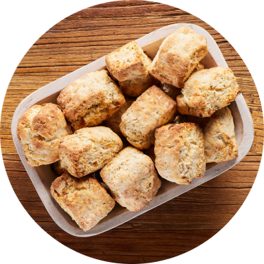 Gruyere and Black Pepper Biscuits