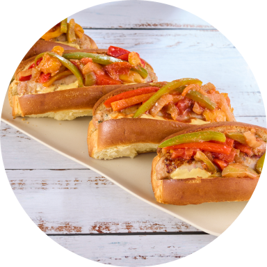 Plated Chicken Sausage